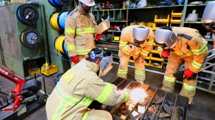 성산소방서, 봄철 공사장 용접·용단 작업 시 화재 안전 수칙 준수 당부