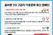 함안소방서, ‘올바른 119구급차 이용 문화 확산’ 집중 홍보 추진