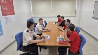 함안소방서장, 화재 안전 중점 관리 대상 현장 안전 컨설팅 시행