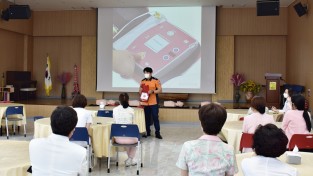 마산소방서, 요양병원 대상 심폐소생술 교육 실시