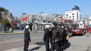 마산소방서, 전국 1호 고가사다리차 전문 강사 노하우 전수