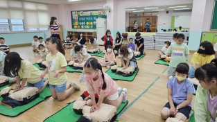 [광양소방서] 광양용강초등학교 "심폐소생술" 교육