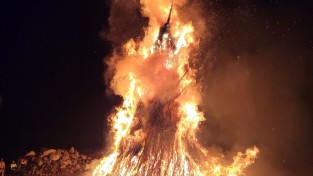 [광양시] 옥룡면, 정월대보름 달집태우기 행사 성료