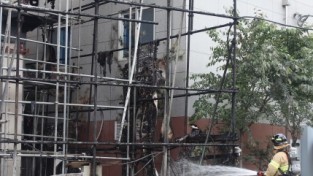 마산소방서, 공사장, 화재예방, 안전수칙, 용접용단, 우레탄폼, 피난시설, 화기취급