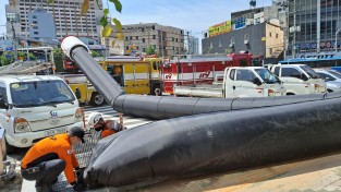 마산소방서, 지하공간 화재 대비 KT통신구 현지적응훈련 실시