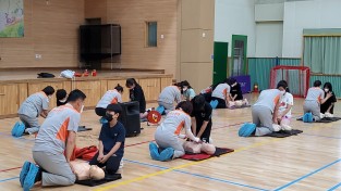 창원소방본부 의용소방대 119수호천사, 심폐소생술 교육 나서