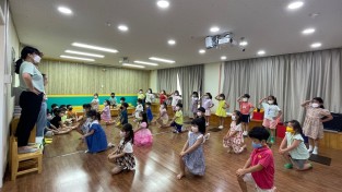 마산소방서, 창원시 119소방동요 경연대회 참가팀 ‘밝은숲어린이집’ 격려 방문