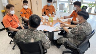 창원소방본부, 해군 병기탄약창 화재예방 컨설팅 실시