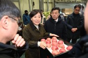 예산군, 송미령 농림축산식품부장관 예산농산물유통센터 방문