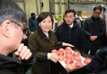 예산군, 송미령 농림축산식품부장관 예산농산물유통센터 방문