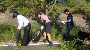 인천환경공단, 가을맞이 공촌천 환경정화, 쾌적한 생태환경 조성 ‘공촌천 환경지