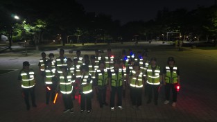 남동경찰서 범죄예방계-자율방범연합대, 구월권역 민·경 합동순찰 실시
