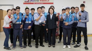 손화정 영종구청장, 추석 앞두고 ‘민생·안전’ 현장 근무자 격려