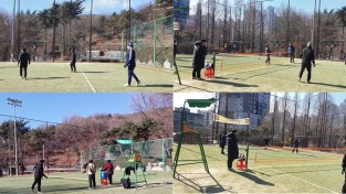 새해, 건강을 족구로 관리하는 사람들