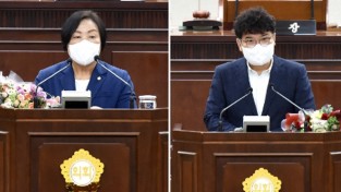 부평구의회 제9대 전반기 의장 홍순옥 의원,부의장 이익성 의원 선출