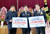 청송군 진보초등학교 총동창회, 청송군 고향사랑기부금 기탁