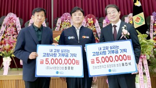 청송군 진보초등학교 총동창회, 청송군 고향사랑기부금 기탁