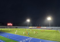 문경상무 여자축구단, 문경시민운동장에서 첫 홈 야간경기 펼쳐