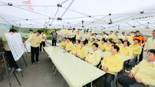 경상북도의회, 경주 덕동댐 찾아 폭염·가뭄 대응상황 점검