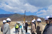 문경시, 토목직 공무원 견탄교 호우피해복구공사 현장 견학