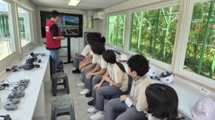 어모중, 제1회 김천 드론 체험행사 참여