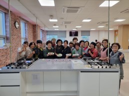 봉화군 우리음식연구회, 초코 사과 찹쌀떡 특별교육 실시