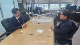 이상을 현실로 바꿀 발걸음, 안재민 상주시장 정부세종청사 방문