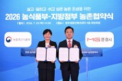 문경시, 농림축산식품부와 농촌협약 체결