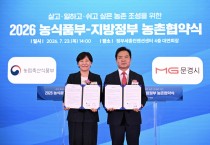 문경시, 농림축산식품부와 농촌협약 체결