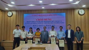 봉화군, 외국인 계절근로 선발 위해 베트남 화방현 방문