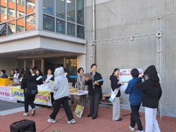 학생의 마음을 살피는 따뜻한 등굣길  안동교육지원청 Wee센터 학업 중단 예방 캠페인