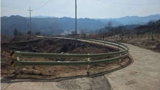 영덕군, 산불 피해 도로 시설물 복구로 교통안전 강화