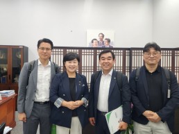 경북도, 서영교 법사위원장에 대구경북 행정통합 건의