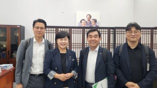 경북도, 서영교 법사위원장에 대구경북 행정통합 건의