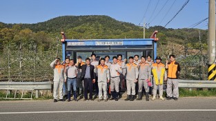 영덕군 강구면 전문 의용소방대, 하천·하구 환경정화 활동 펼쳐