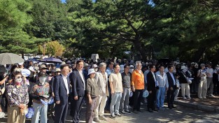 가을 정취 속 함께 걷는 안동 2026 안동관광 호반나들이길 걷기 성료