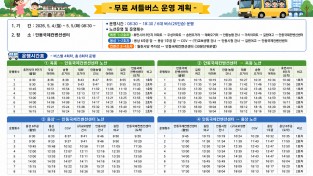2026 안동 어린이 한마당, 무료 셔틀버스 운영