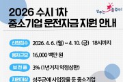성주군, 중소기업 운전자금 수시분 160억원 규모지원