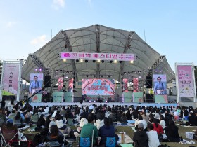 상주 북천, 벚꽃과 캠핑의 낭만에 물들다.