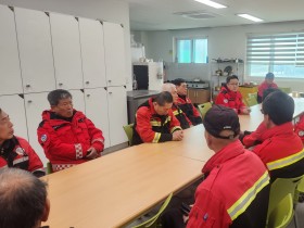 박시홍 봉화군수 권한대행, 산불대응 산림재난대응단 방문