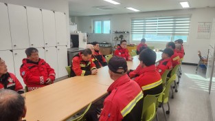 박시홍 봉화군수 권한대행, 산불대응 산림재난대응단 방문