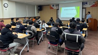 경주시, 이륜차 배달 종사자 대상 안전운행 교육…교통사고 예방 앞장