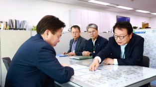 손병복 울진군수, 국토부 찾아 남북10축 고속도로의 울진 구간 신규사업 반영 건의