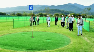 경산시, 하양물빛파크골프장 개장에 따른 현장 점검 실시