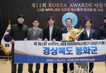 봉화군, 제2회 WFPL 8대 지자체 혁신평가 ‘대상’ 수상