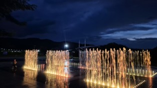 안동 노을빛공원, 분수 중심 수변 공원으로 재탄생