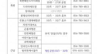 울진군, 추석 연휴 관광객 위한 풍성한 이벤트 마련
