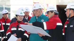 예천군, ‘신도시 주차타워’ 건립 현장 점검실시