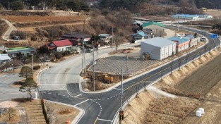 영주시, 석포리 일원 ‘군도10호선 도로확포장공사’ 완료