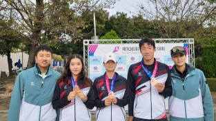 경산시청 직장운동경기부, 전국체전서 육상에 이은  테니스까지 연이은 승전보